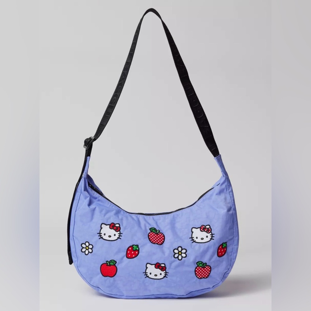 Hello Kitty Lavender Shoulder Bag with Black Strap